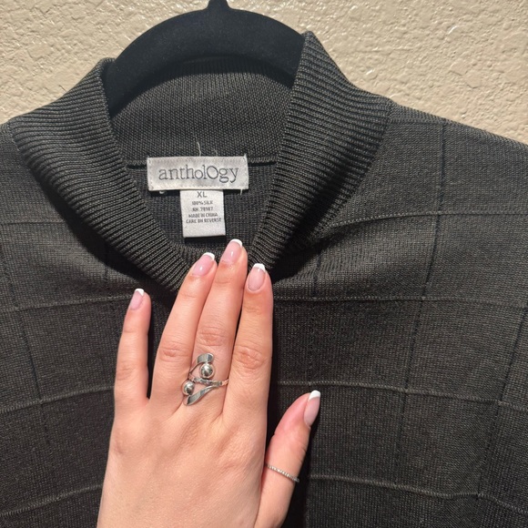 Anthology 100% Silk Men’s size XL Sweater Turtleneck - Picture 5 of 5